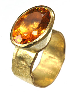 18kt Gold ring with Citrine